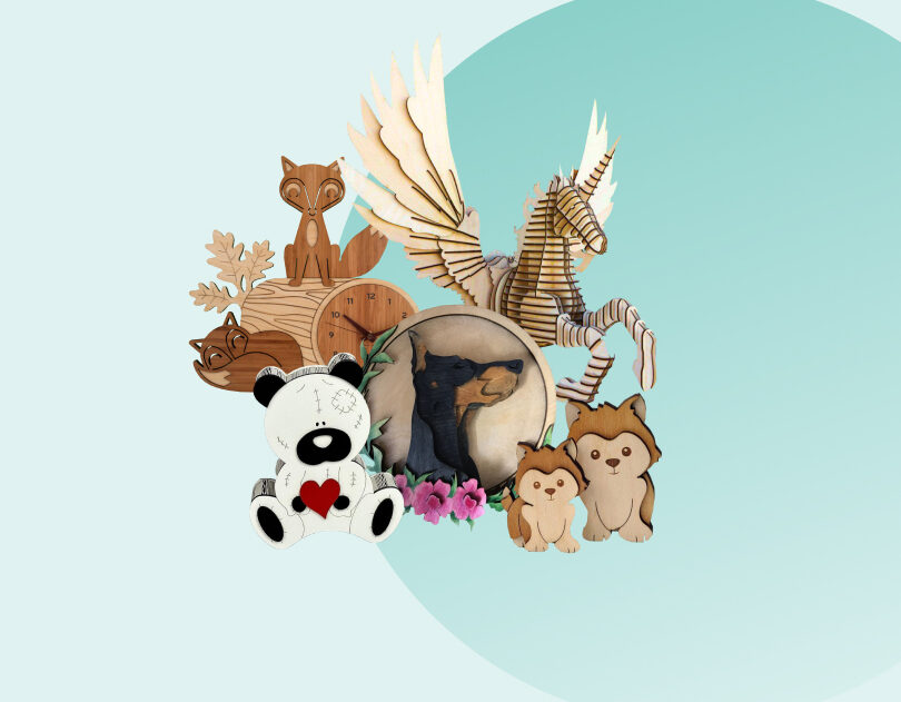 Обложка записи Макеты с животными