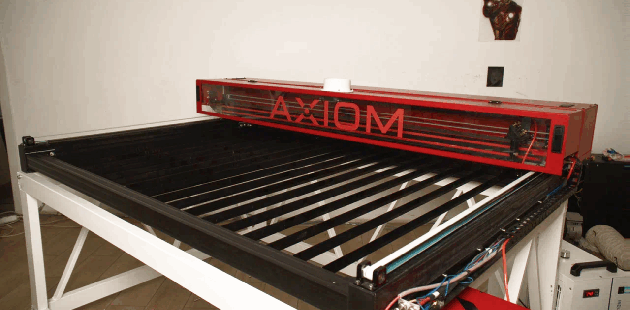 Обложка записи Обзор на лазерный CO2 станкокомплект AXIOM